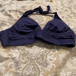 navy blue bikini top
